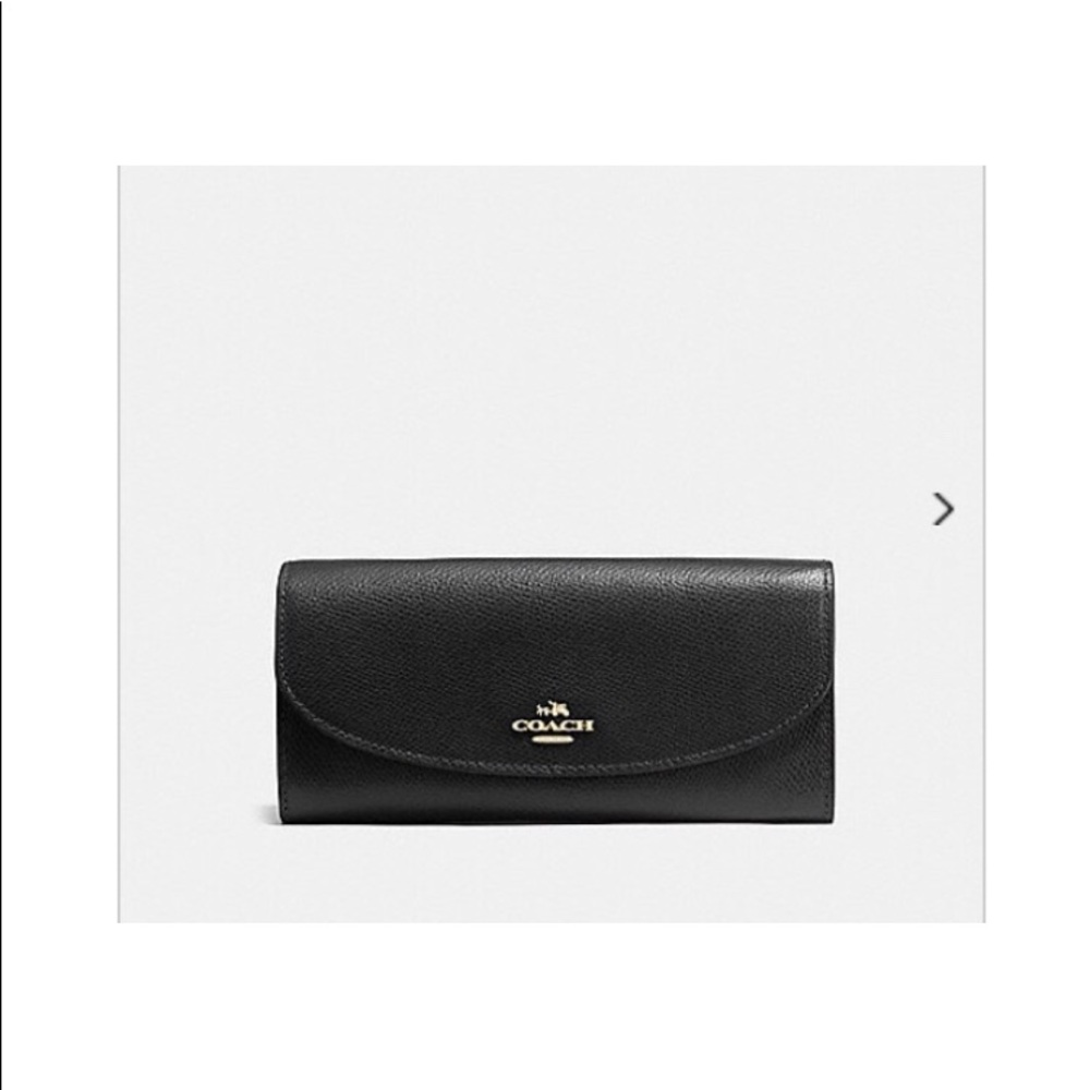 NWT Coach Phone Wristlet/Wallet  in Black